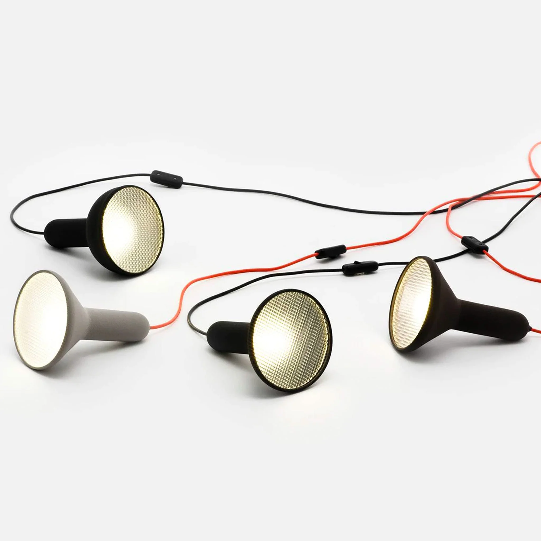 Clearance Torch Light Suspension / S1 Small Cone / Black with Black Cable by Established & Sons - Image 3
